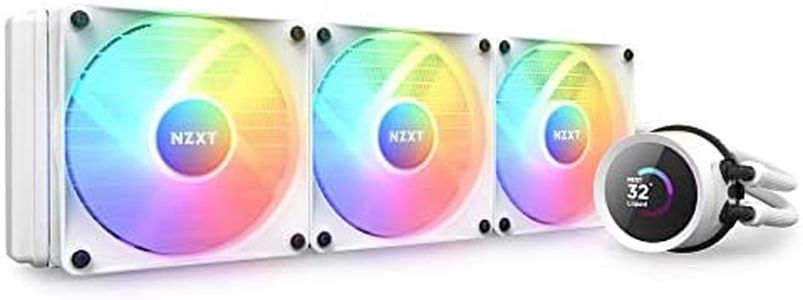 NZXT Kraken 360 RGB AIO Liquid Cooler with LCD Display, 360 mm Size, White