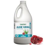 Pure Aloe Vera Juice Pomegranate 1.5L - Cold-Processed – from Organic Fresh Leaves – for Intestinal Issues – Made In Canada