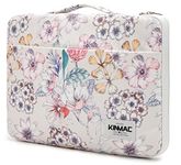 Kinmac Floral Pattern 360° Protective Water Resistant Laptop Case Bag Sleeve with Handle for Surface Pro,MacBook Air/Pro 13",MacBook 12",iPad pro 12.9 and 12 inch-13.3 inch Laptop