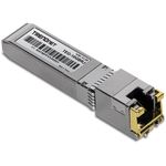 TRENDnet 10G RJ-45 Copper SFP+ Module, Convert A Standard SFP+ Slot Into A RJ-45 Multi-Gigabit Port, Connect Devices Up To 30m (98ft), Hot-Pluggable, Silver, TEG-10GBRJ