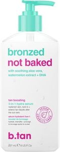 B.TAN After Sun Tan Extender Lotion | Bronzed Not Baked - Skin Tan Boosting Hydration Gel, Infused with Aloe, Watermelon Extract + DHA, Soothes & Hydrated Sunburnt Skin, 8 Fl Oz