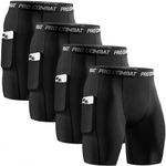 Niksa 2/4 Pack Compression Shorts M