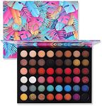 ONLYBETTER Eyeshadow Palette Glitter 48 Colors Bright Colorful Shimmer Eye Shadow Makeup Palette High Pigmented Metallic Color Eye Shadow Powder Easy To Blend Rainbow Sparkle Glitter Eyeshadow Pallet