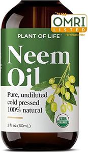 Neem Oil by Plant of Life, Multi-Purpose, Skin, USDA Certified Organic, OMRI Listed, 100% Pure, Natural, Cold Pressed Neem Seed Oil