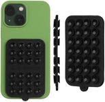 OCTOBUDDY Double - Silicone Double-Sided Suction Phone Case Detachable Mount - Hands-Free, Strong Grip Holder for Selfies & Videos - iPhone & Android Compatible - 2.5″ x 3.75″, Darth Vader
