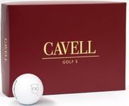 Cavell Golf S | 12 Golf Balls | High-Performance 3-Piece Cast Urethane Tour Ball | Golf Gifts and Golf Accessories