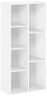 Furinno Luder Bookcase / Book / Storage , 7-Cube, White