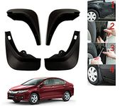 Auto Addict Car Mud Flaps Splash Guards (O.E Type Custom,4 pcs) for Honda New City Idtec(2014-2019)