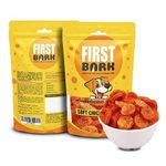 FirstBark Chicken Jerky Dog Treats, Human Grade High Protein Chicken, Fully Digestible Healthy Snack & Training Treat, Free from by-Products & Gluten, Soft Chicken Rings (1 X 70g) Sold by DogsNCats