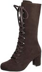 Women Knee High Boots,Ladies Chunky