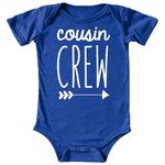 Cousin Crew Arrow T-Shirts and Bodysuits for Baby and Toddler Boy and Girls Fun Family Outfits Vintage Royal Bodysuit