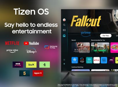HYE 43" 4K LED Smart TV – Tizen OS, AirPlay, Gaming Hub, Black