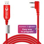 Mirkit FTDI USB Programming Cable Model 3 Red for Flashing Analogue Ham Radio: Baofeng, Mirkit, Wouxun, Kenwood, Archell, Retevis