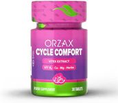 ORZAX PMS and Menopause Support Supplement, Herbal Hormonal Balance Tablets for Symptoms of Menstrual Periods: 30