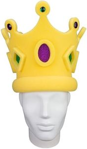 FOAM PARTY HATS: Mardi Gras Crown - Medieval Crown - Renaissance Crown - Mardi Gras Crown - Crown Party Hat - FOAM PARTY HATS: Mardi Gras Party Hat - Mermaid Crown Adult