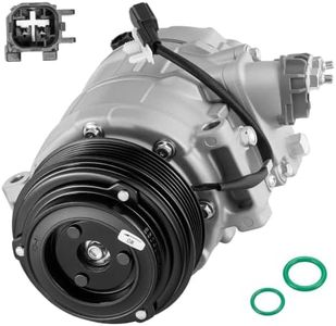 BDFHYK 198355 Air Conditioning A/C Compressor with Clutch Compatible with Ford Edge 2012 2013 2014 2015, Ford Explorer 2012, 2.0L l4, Replace# 197355, BB5Z19703C, CT4Z19703B, CT4Z19703C