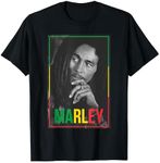 Official Bob Marley Photo White T-S