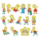 MEGZIHXN Kawaii Diamond Painting Stickers,Funny Little Yellow People Running Scared Skateboarding Dancing Wearing Dresses Gem Art Kits Gem Painting Diamond Art Stickers Kits