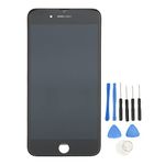 for iPhone 8 Plus Screen Replacement Kit Black 5.5", LCD Display for iPhone 8p Replacement Touch Screen Digitizer Full Assembly with Repair Tools Kit