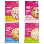 Confetti Sweets Totally Awesome Variety Pack - Coconut, Toffee Chocolate Chunk, Confetti Sugar, Oatmeal Cookie Mixes | Gourmet | Made in Canada | 2 kg