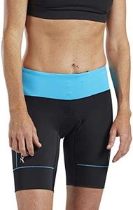 Zoot Women’s Core 8-Inch Tri Shorts – Women’s Performance Triathlon Shorts with 8in Inseam, Drawstring Closure, and Hip Pockets (Cascade, Large)