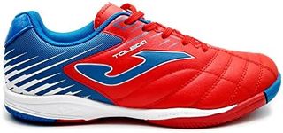 Toledo Junior Indoor Soccer Shoes, Red/Blue Royal, 7 Toddler