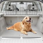 Petboda Dog Car Barrier for SUV Trunk Cargo Area, Foldable & Adjustable Car Divider and Dog Gate