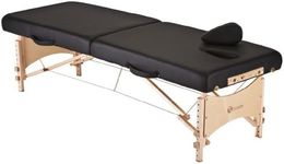 EARTHLITE MediSport Portable Massage Table Package - Heavy Duty, Low Height Range, Ideal for Osteopaths, Chiropractors & Physical Therapists incl. Face Hole, Filler and Carry Case, Black