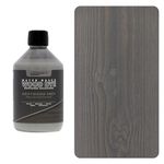 Littlefair's Wood Stain Water Based - 500 ml - Indoor Furniture Stain Light & Dark Finishes - Special Non Toxic & Eco Friendly Formula - Wood Stain for Crafts - Colour: Driftwood Grey