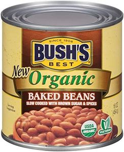 BUSH'S BEST Organic Baked Beans, 16 Ounce Can (Pack of 12)