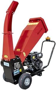 Güde Gartenhäcksler GH 5.6-50 (4-Takt Benzinmotor 4,1/5,6 (kW/PS), max. 3600 1/min, Hubraum 212 cm³, Leichtstart, max. 50 mm Aststärke, Spritzschutz, Notausschalter, luftbereifte Räder)