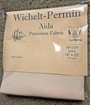 Wichelt Permin Premium AIDA Cross Stitch Fabric 16 Count Ivory 18" x 25"