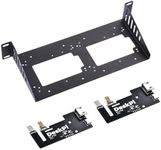 GeeekPi DeskPi RackMate Accessories SBC Shell 10 inch 1U Rack, with 2PCS Micro HDMI to HDMI Adapter Board for Raspberry Pi 5 / Pi 4B