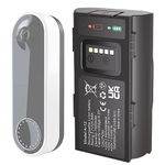 7000mAh Rechargeable Battery for Arlo Essential Wire-Free Video Doorbell, Alro Doorbell VMA2400 AVD2001 AVD2001B, Designed with Micro Input Port Directly