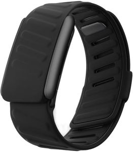 Iprisu Waterproof Silicone Sport Band Compatible with WHOOP 5.0, One, Peak & Life | Soft-Touch, Sweatproof, Adjustable Replacement Strap for Men & Women – Durable, Comfortable & Easy to Clean (All Black/Black Metal, One/Peak)