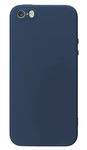 MUNDULEA Compatible with iPhone 5s/iPhone SE (2016 Edition) and iPhone 5 Case Matte TPU Ptotective Phone Cover for iPhone 5s (Matte Blue)