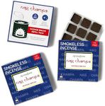 Nag Champa Incense Bricks Refill Pack (3 x 9 Bricks) by Aromafume | Ideal for Spirituality | Made with Sandalwood, Jasmine, Ylang Ylang & Champa Flower | Natural, Low Smoke, Non-Toxic Incense Bricks