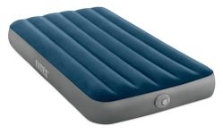 Intex 64187EP 10in Twin Dura-Beam Prestige Downy Air Mattress with Rechargeable Pump for Travel and Camping