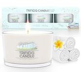 TRINIDa Candles Gifts for Women, 17 Variants Scented Candles, Fresh Linen Scented Candles Gift Set, 3 White Filled Votives (Sweet Home Collection)