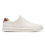 Clarks Un Maui Easy White Leat UK-5