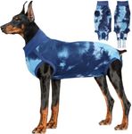 Lianzimau Dog Recovery Suit,Spay Suit for Female Dog,E-Collar Cone Alternative After Surgery Anti-Licking,Neuter Suit for Male Dogs,Dog Surgical Suit for Abdominal Wounds Dog Onesie Body Suits