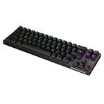 LTC NB681 Nimbleback Wired 65% Mechanical Keyboard, RGB Backlit Ultra-Compact 68 Keys Gaming Keyboard with Hot-Swappable Switch and Stand-Alone Arrow/Control Keys (Brown Switch, Black)