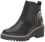 DV Dolce Vita Women's Rielle Ankle Boot, Black Tumble, 5.5