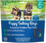 N-Bone Puppy Teething Rings Salmon Flavor Dog Treat, 3 Count Bag, 3.6-oz