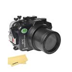 Seafrogs [40M/130Ft] Waterproof Diving Camera Case Underwater Scuba Housing For Sony A7C With Flat Port For Sony Fe 28-70Mm F3.5-5.6 Oss?Zoom Gear Included), w/Vacuum Pump System Port