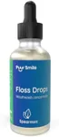 Puur Smile Concentrated Floss Drop Serum – 2oz Concentrated Mouth Wash to Use in Water Flosser | Natural Essentials Promotes Good Breath | Organic Spearmint Drop Supports Good Oral Health