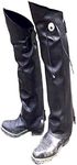 Leather MOTORCYCLE Half CHAPS Short
