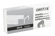 Centra 26/6 mm Galvanised Staples - Pack of 5,000