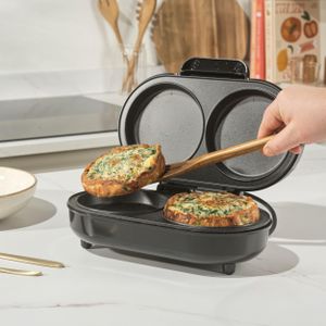 Salter XL Omelette Maker – Non-Stick Dual Plate Egg Cooker, 850W