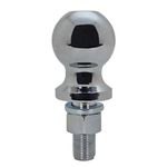 Quick Products QP-HB3007 2" Chrome Hitch Ball - 3/4" Diameter x 2" Long Shank - 3,500 lbs.